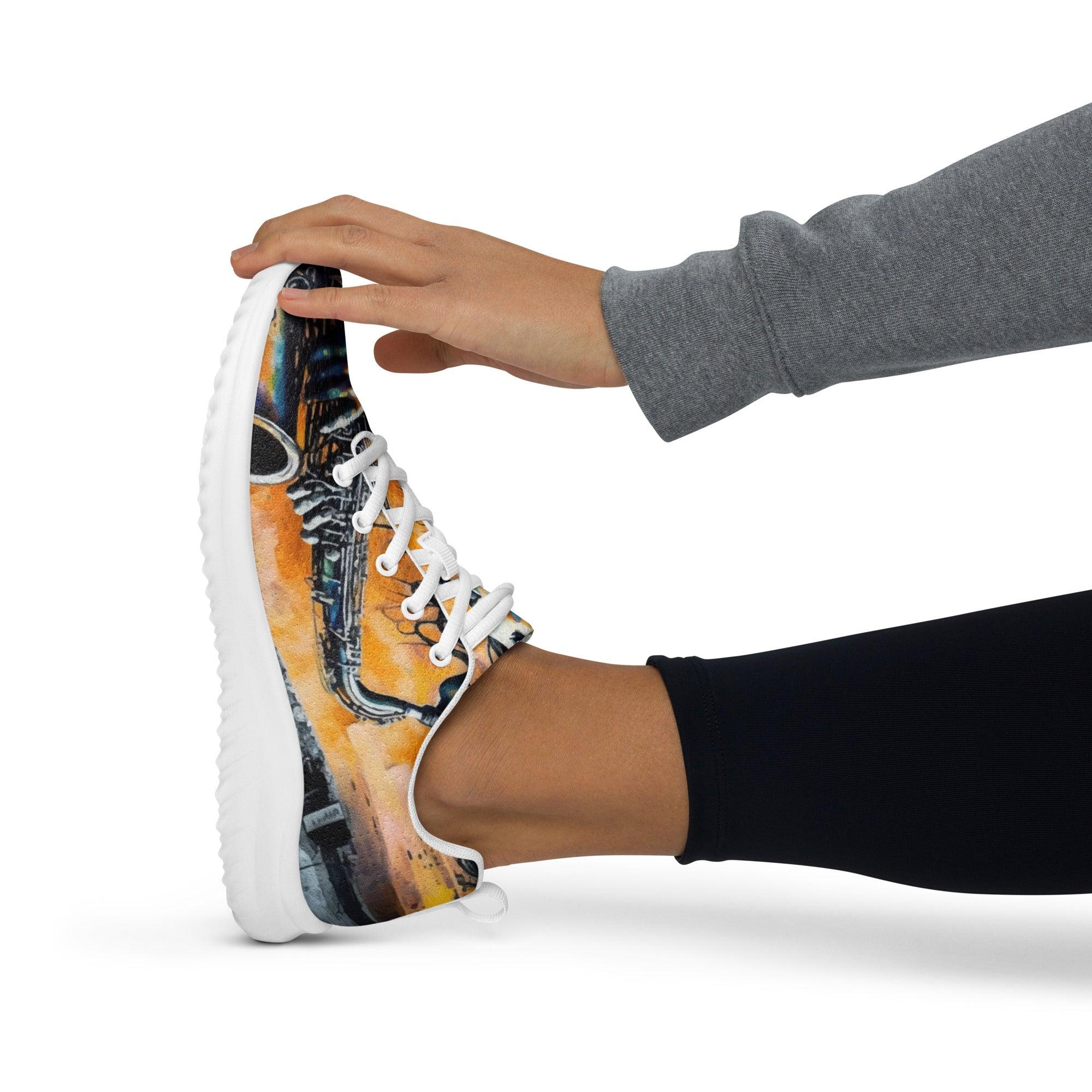 Saxophone Inspires Her Art Women’s Athletic Shoes - Beyond T-shirts