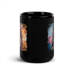 Saxophone Is Her Voice Black Glossy Mug - Beyond T-shirts