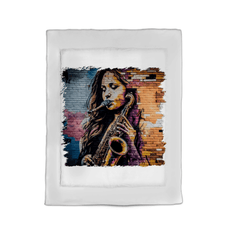 Saxophone Is Her Voice Comforter - Twin - Beyond T-shirts