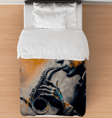 Saxophone Sorcery Comforter - Twin - Beyond T-shirts