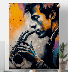 Saxophone Sorcery Sherpa Blanket - Beyond T-shirts