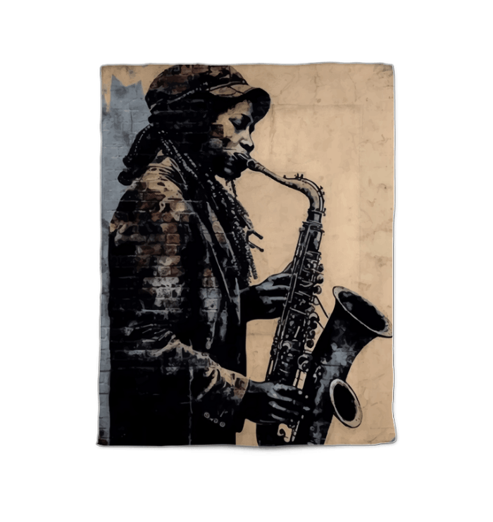 Saxophone Swagger Comforter - Twin - Beyond T-shirts