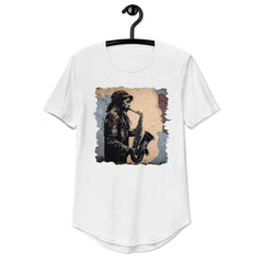 Saxophone Swagger Men's Curved Hem T-Shirt - Beyond T-shirts