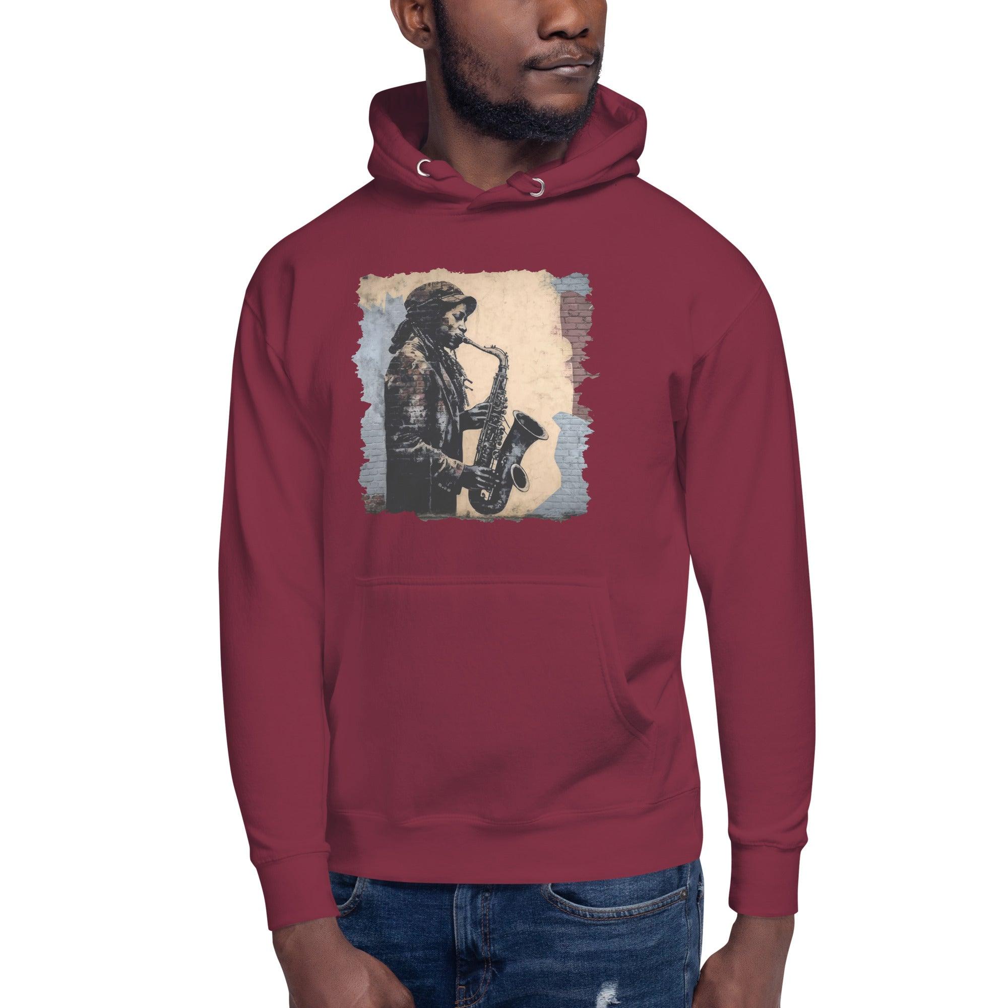 Saxophone Swagger Unisex Hoodie - Beyond T-shirts