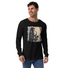 Saxophone Swagger Unisex Long Sleeve Tee - Beyond T-shirts