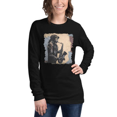 Saxophone Swagger Unisex Long Sleeve Tee - Beyond T-shirts