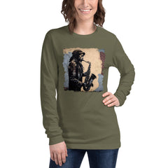 Saxophone Swagger Unisex Long Sleeve Tee - Beyond T-shirts