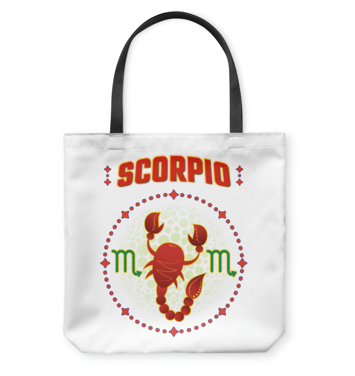 Scorpio Basketweave Tote Bag | Zodiac Series 1 - Beyond T-shirts