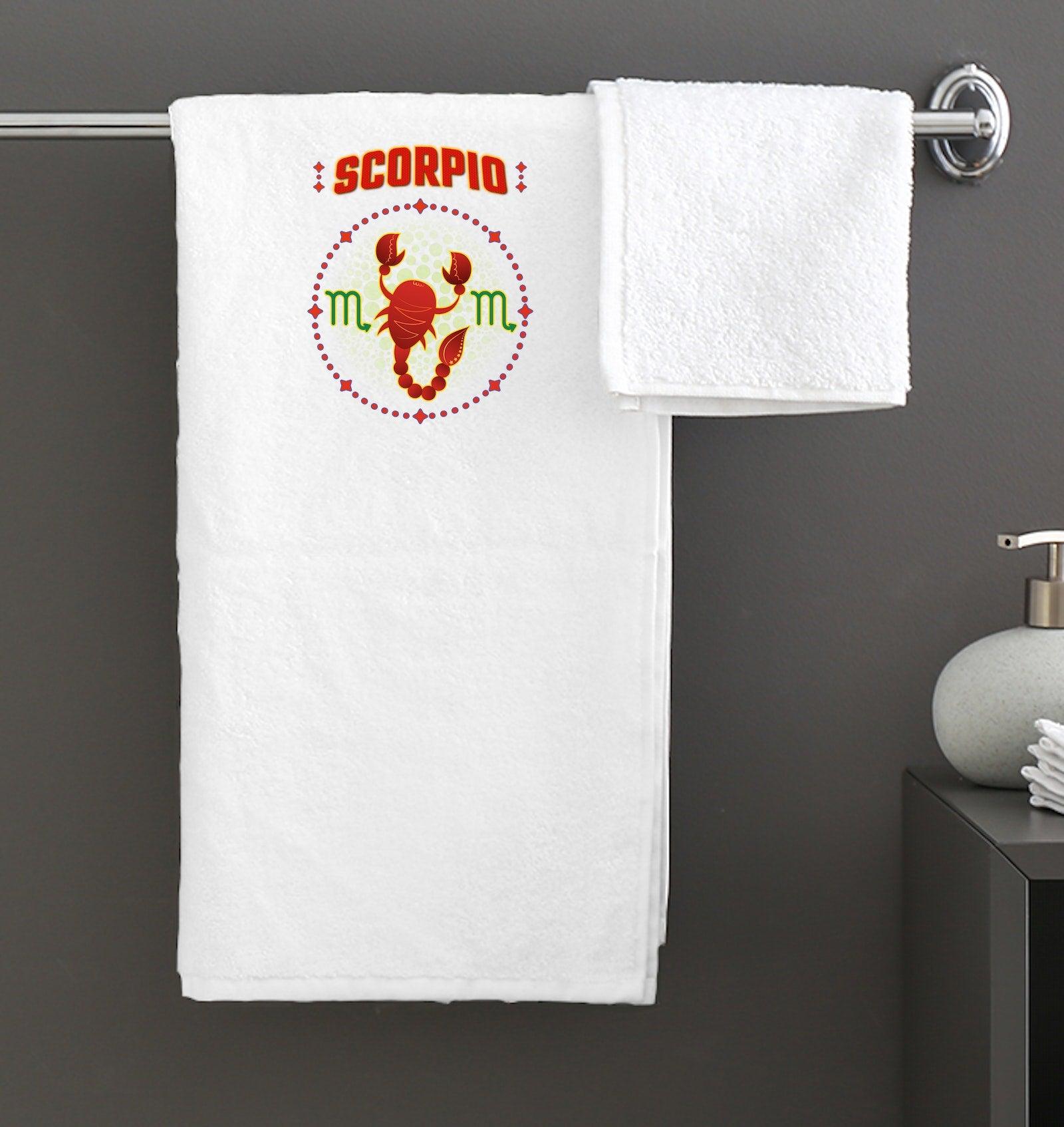 Scorpio Bath Towel | Zodiac Series 1 - Beyond T-shirts