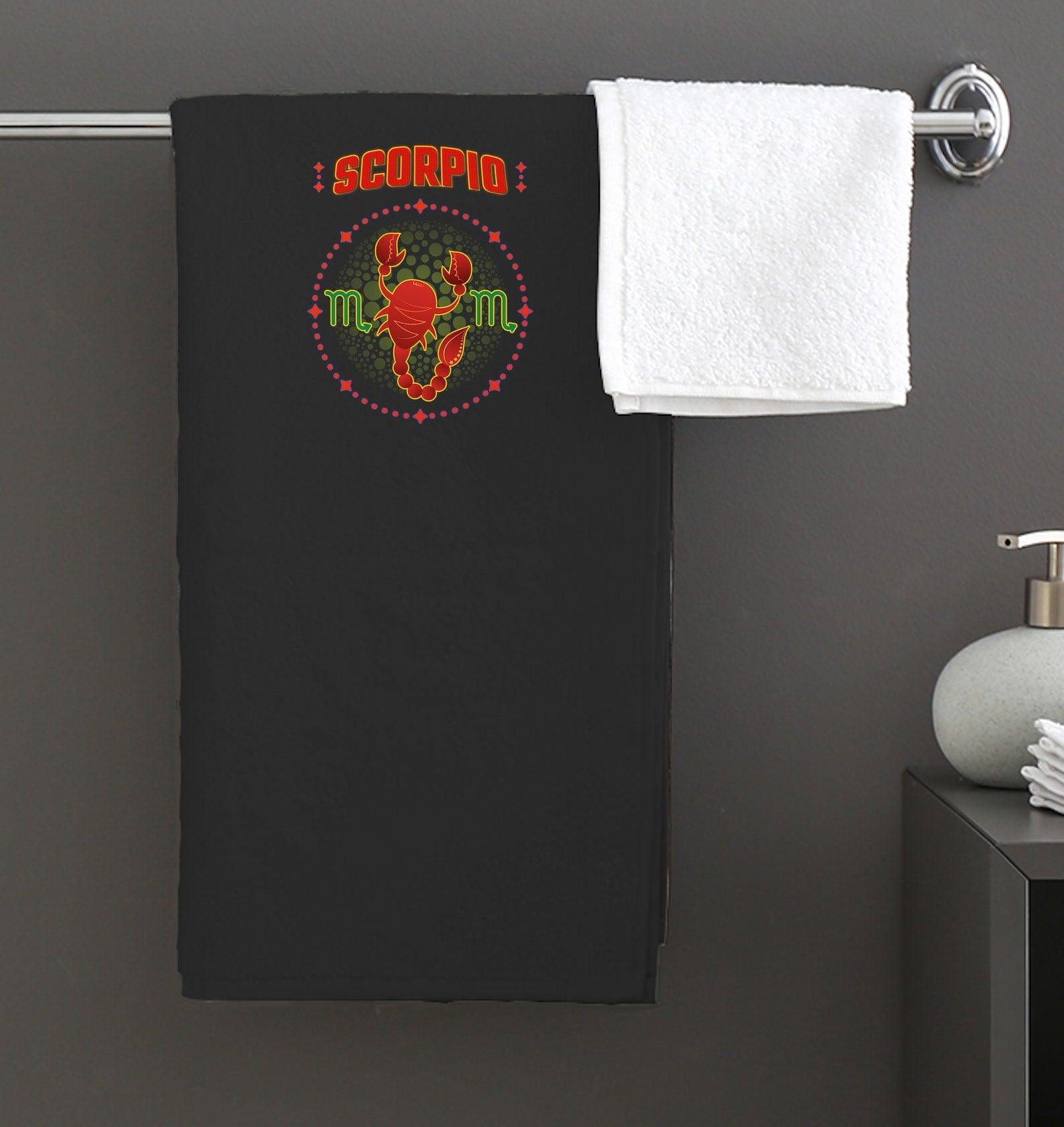 Scorpio Bath Towel | Zodiac Series 1 - Beyond T-shirts