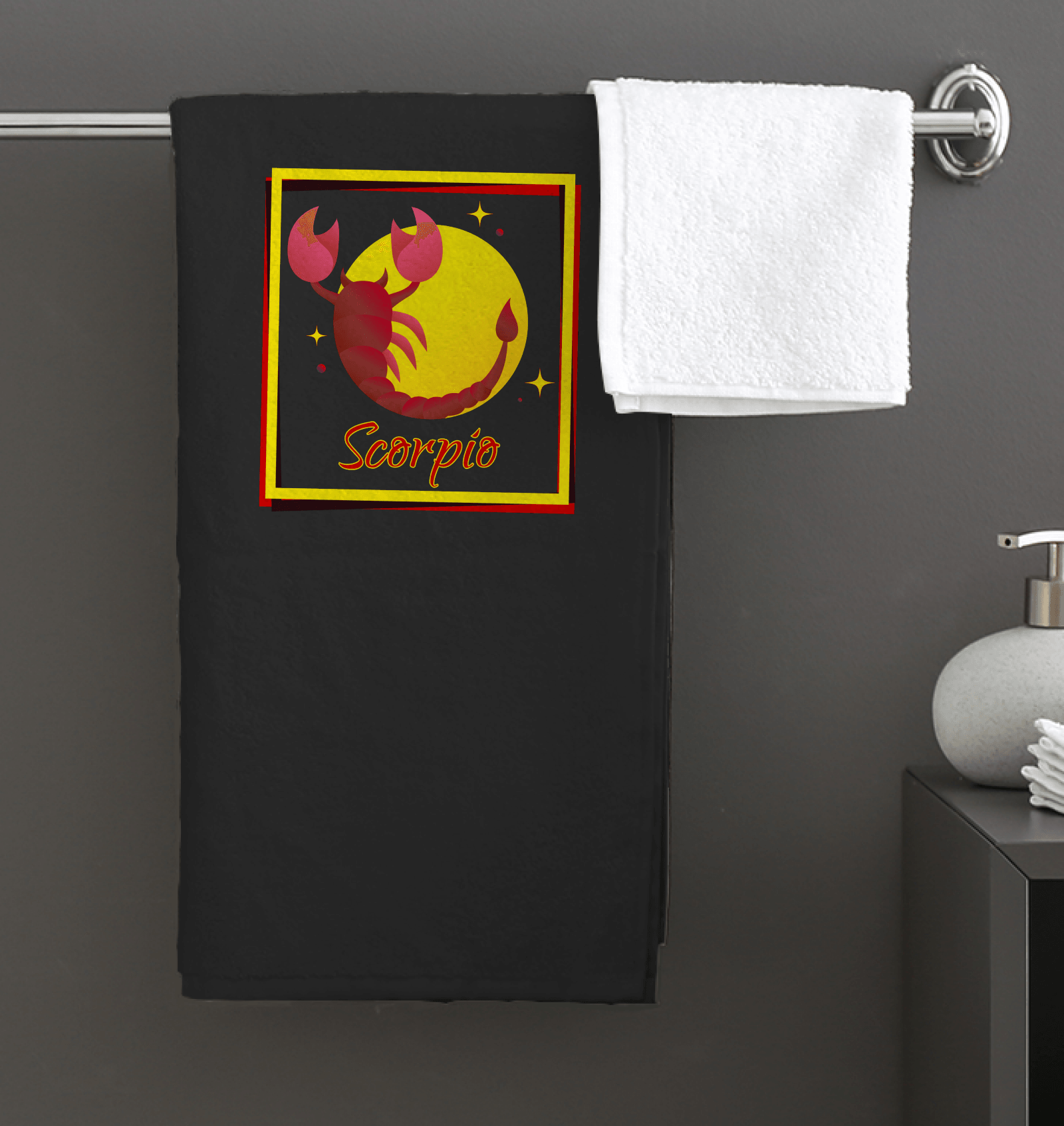 Scorpio Bath Towel | Zodiac Series 3 - Beyond T-shirts