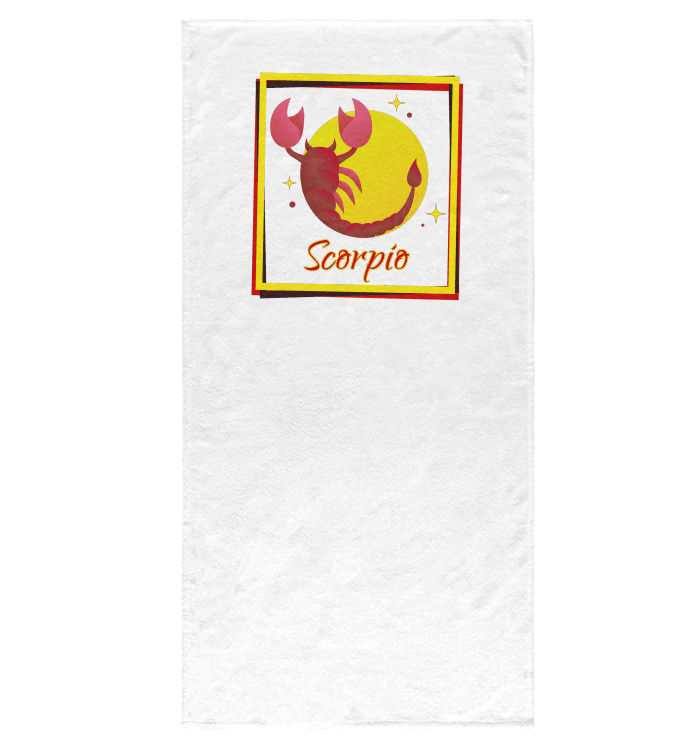 Scorpio Bath Towel | Zodiac Series 3 - Beyond T-shirts