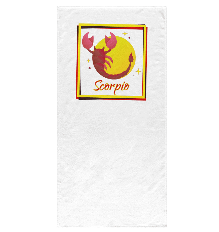 Scorpio Bath Towel | Zodiac Series 3 - Beyond T-shirts