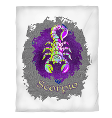 Scorpio Duvet Cover - Twin | Zodiac Series 11 - Beyond T-shirts