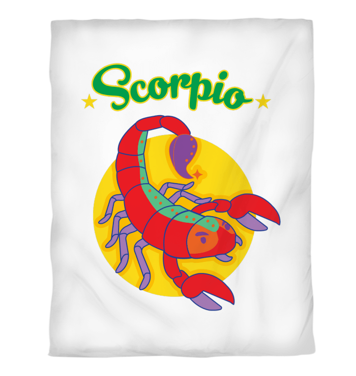 Scorpio Duvet Cover - Twin | Zodiac Series 5 - Beyond T-shirts