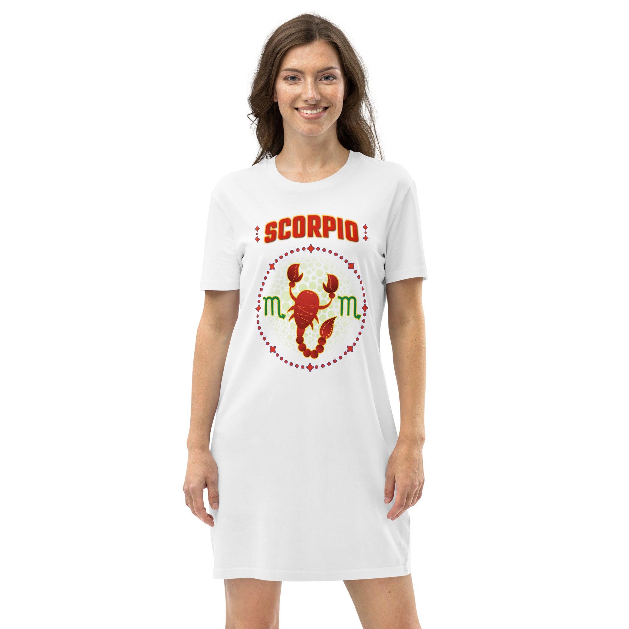 Scorpio Organic Cotton T-Shirt Dress | Zodiac Series 1 - Beyond T-shirts