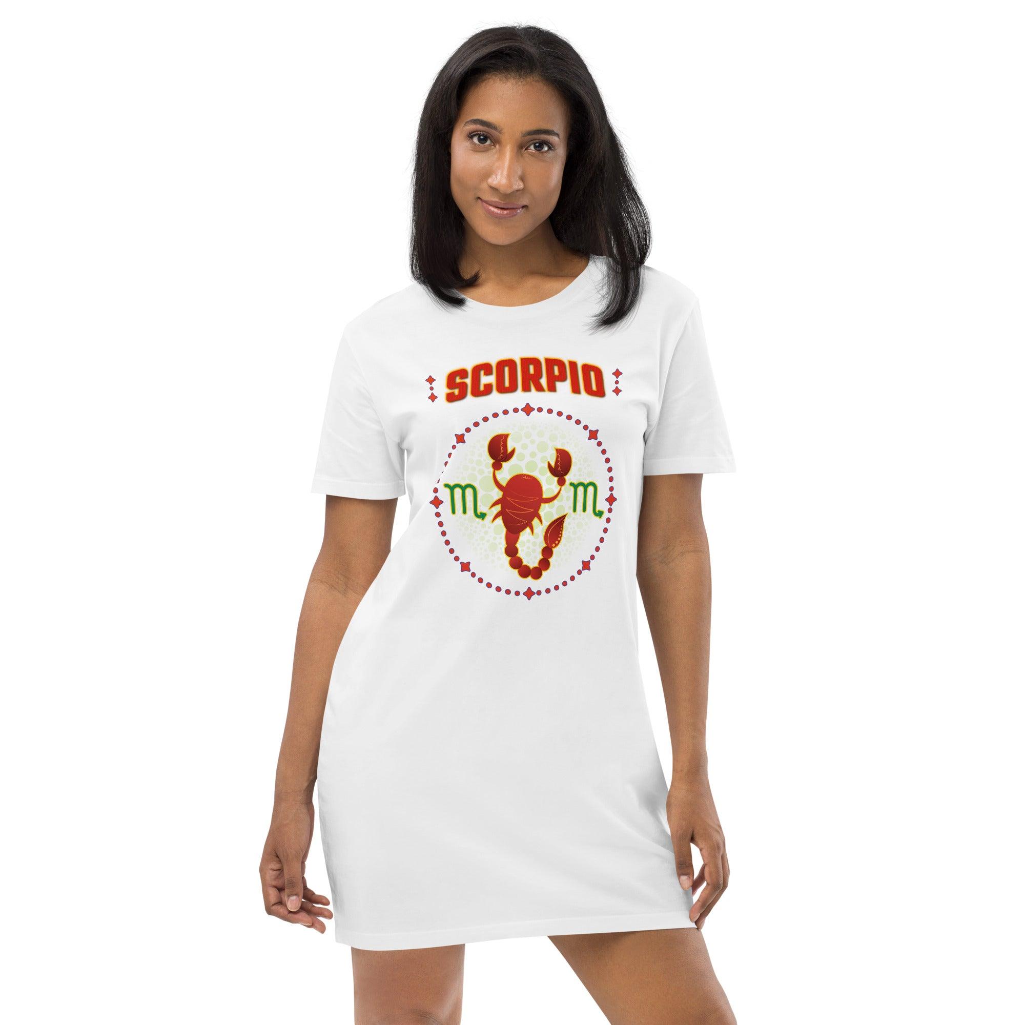 Scorpio Organic Cotton T-Shirt Dress | Zodiac Series 1 - Beyond T-shirts