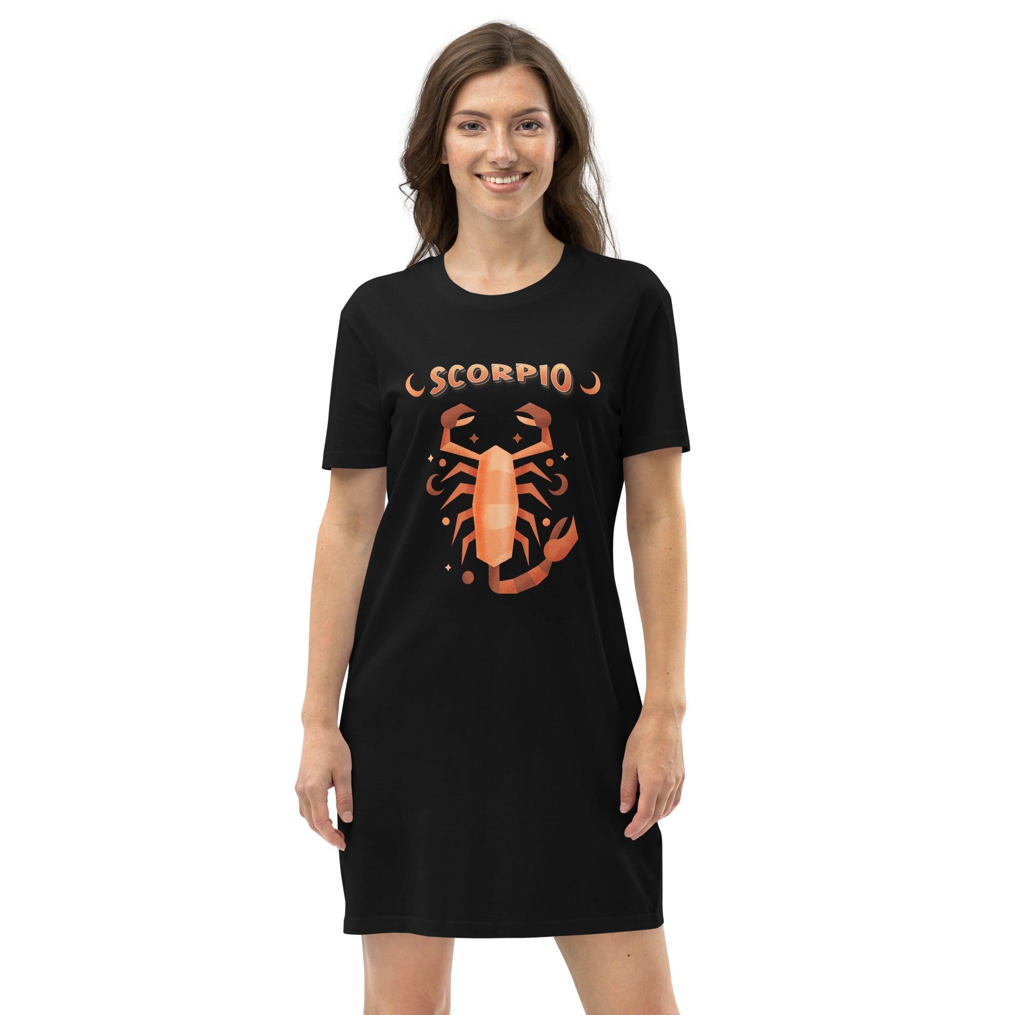 Scorpio Organic Cotton T-shirt Dress | Zodiac Series 2 - Beyond T-shirts