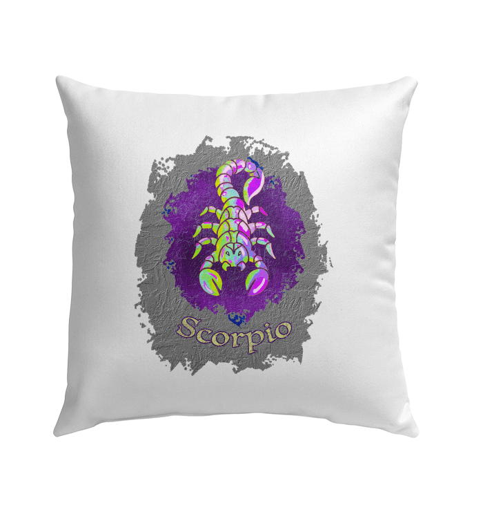 Scorpio Outdoor Pillow | Zodiac Series 11 - Beyond T-shirts