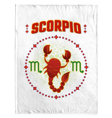 Scorpio Sherpa Blanket | Zodiac Series 1 - Beyond T-shirts