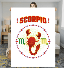 Scorpio Sherpa Blanket | Zodiac Series 1 - Beyond T-shirts