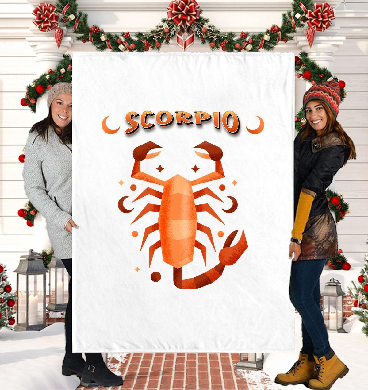 Scorpio Sherpa Blanket | Zodiac Series 2 - Beyond T-shirts