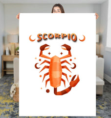 Scorpio Sherpa Blanket | Zodiac Series 2 - Beyond T-shirts