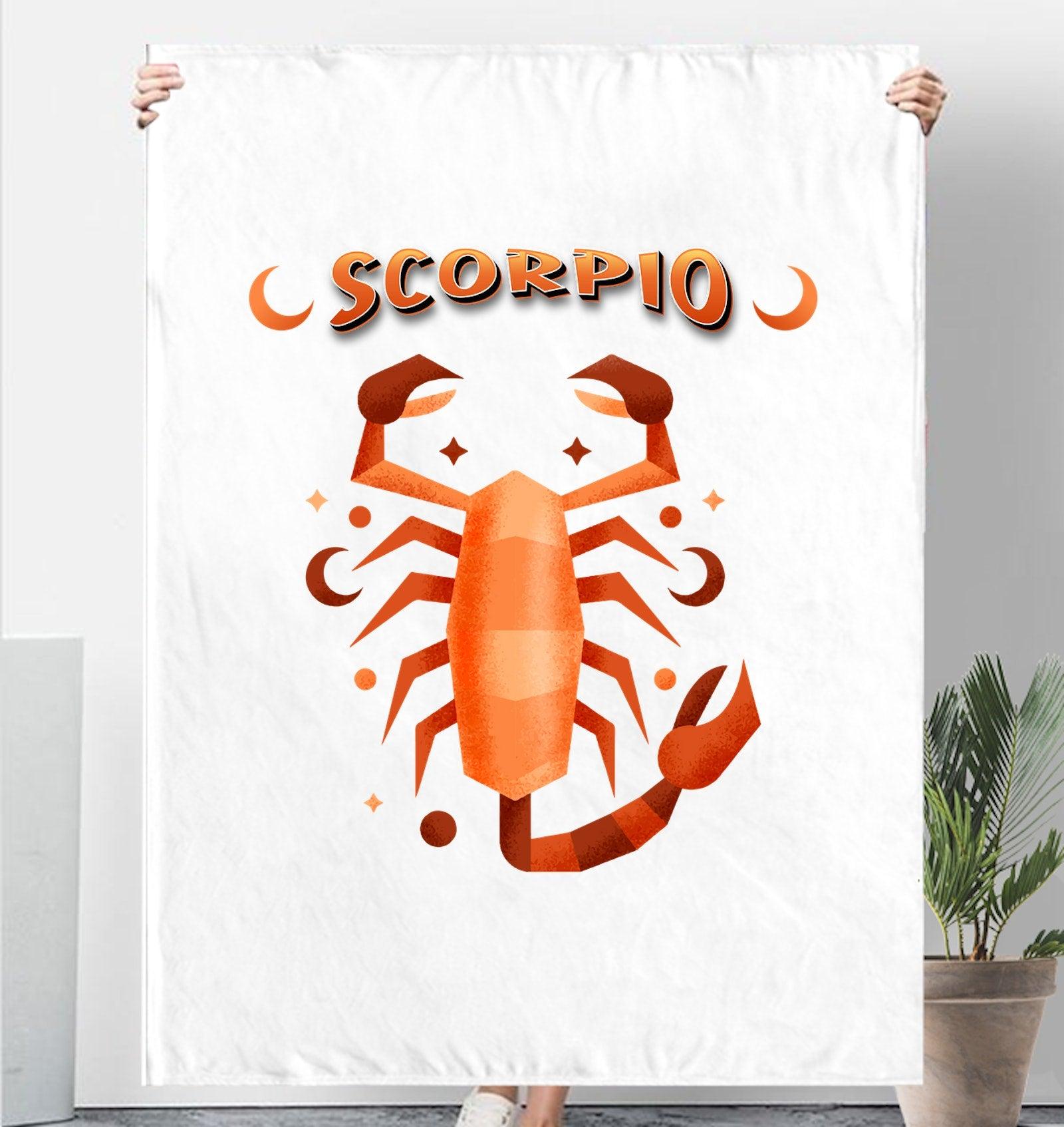 Scorpio Sherpa Blanket | Zodiac Series 2 - Beyond T-shirts