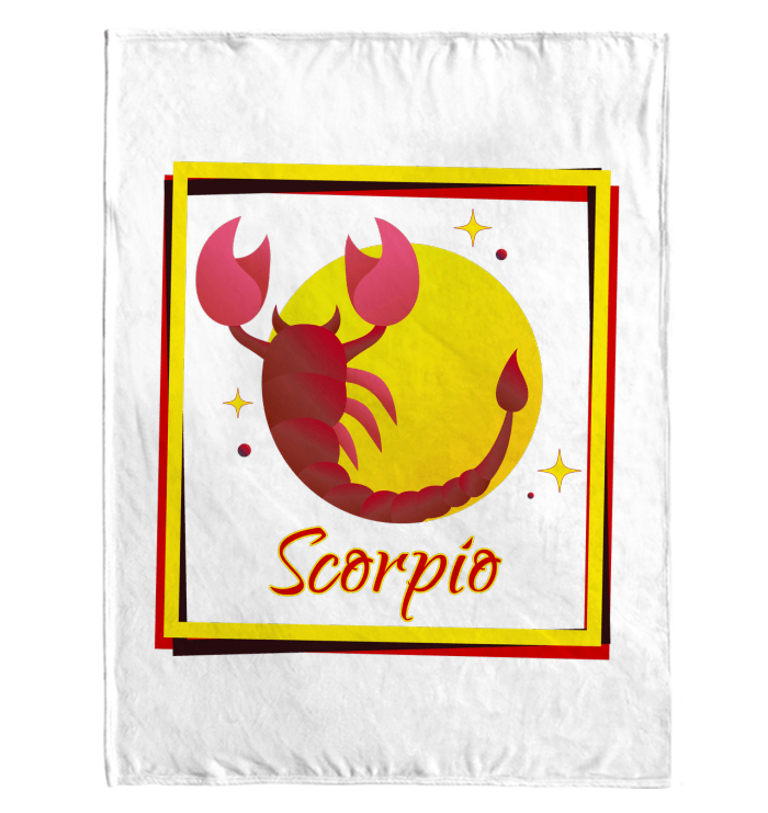 Scorpio Sherpa Blanket | Zodiac Series 3 - Beyond T-shirts