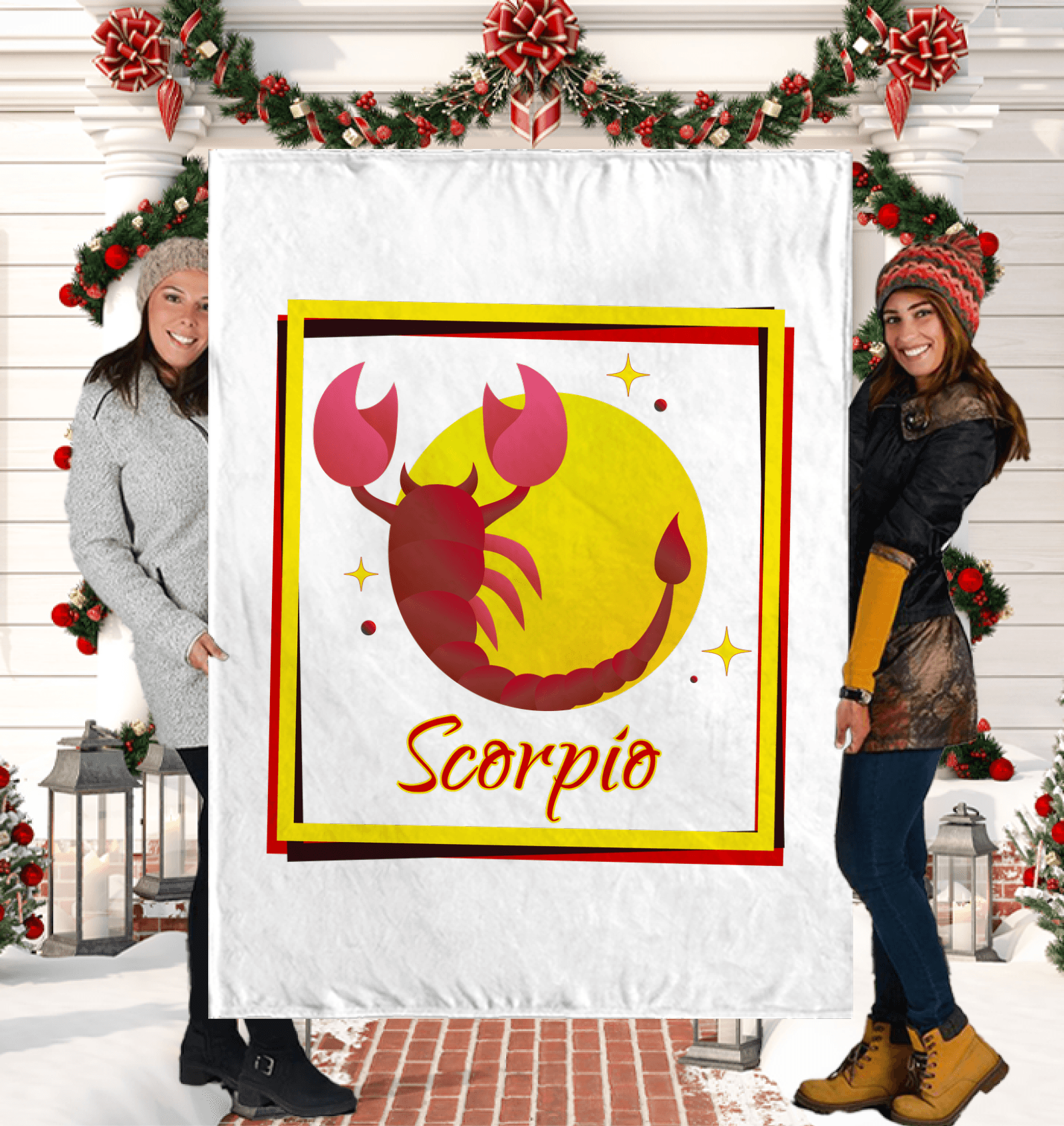 Scorpio Sherpa Blanket | Zodiac Series 3 - Beyond T-shirts