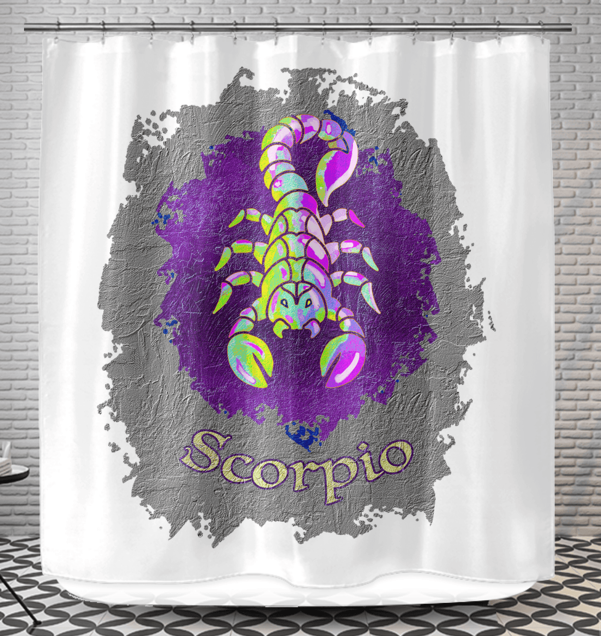 Scorpio Shower Curtain | Zodiac Series 11 - Beyond T-shirts