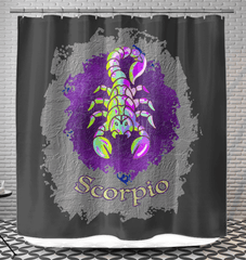 Scorpio Shower Curtain | Zodiac Series 11 - Beyond T-shirts