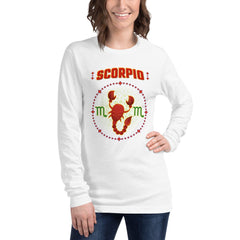 Scorpio Unisex Long Sleeve Tee | Zodiac Series 1 - Beyond T-shirts