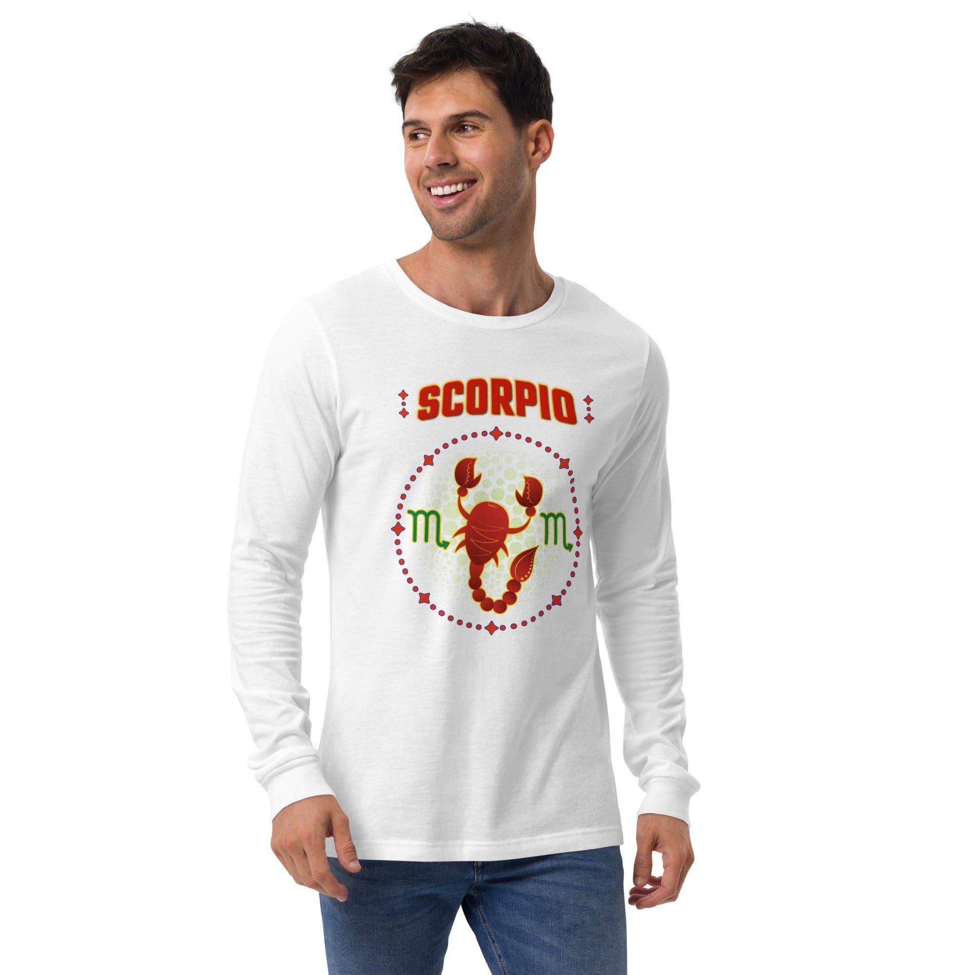 Scorpio Unisex Long Sleeve Tee | Zodiac Series 1 - Beyond T-shirts