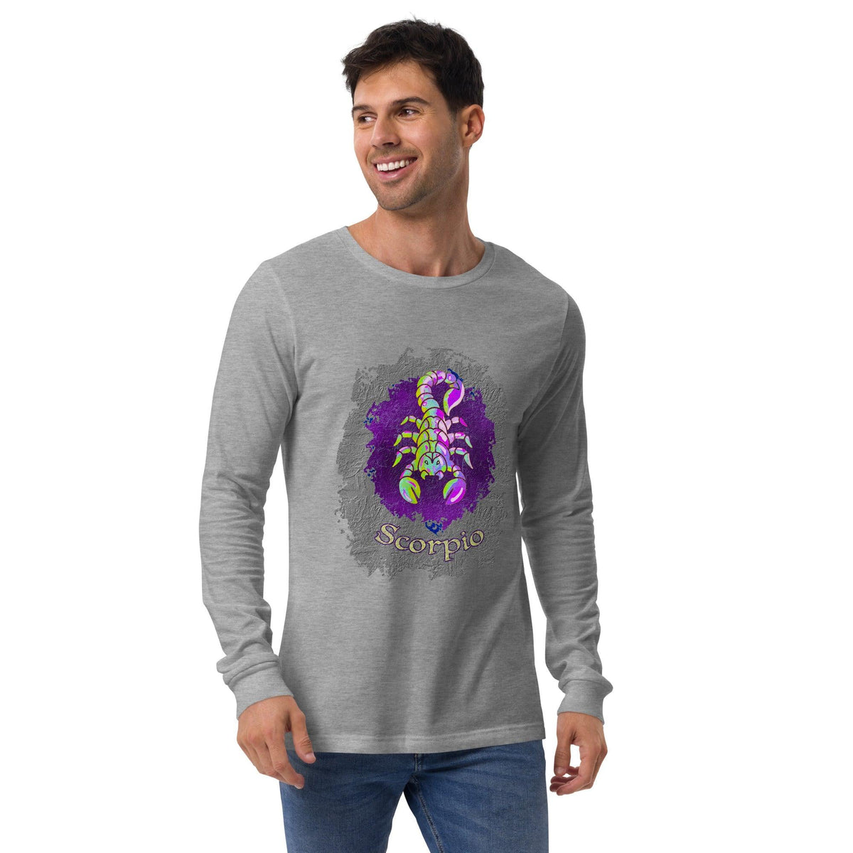 Scorpio Unisex Long Sleeve Tee | Zodiac Series 11 - Beyond T-shirts