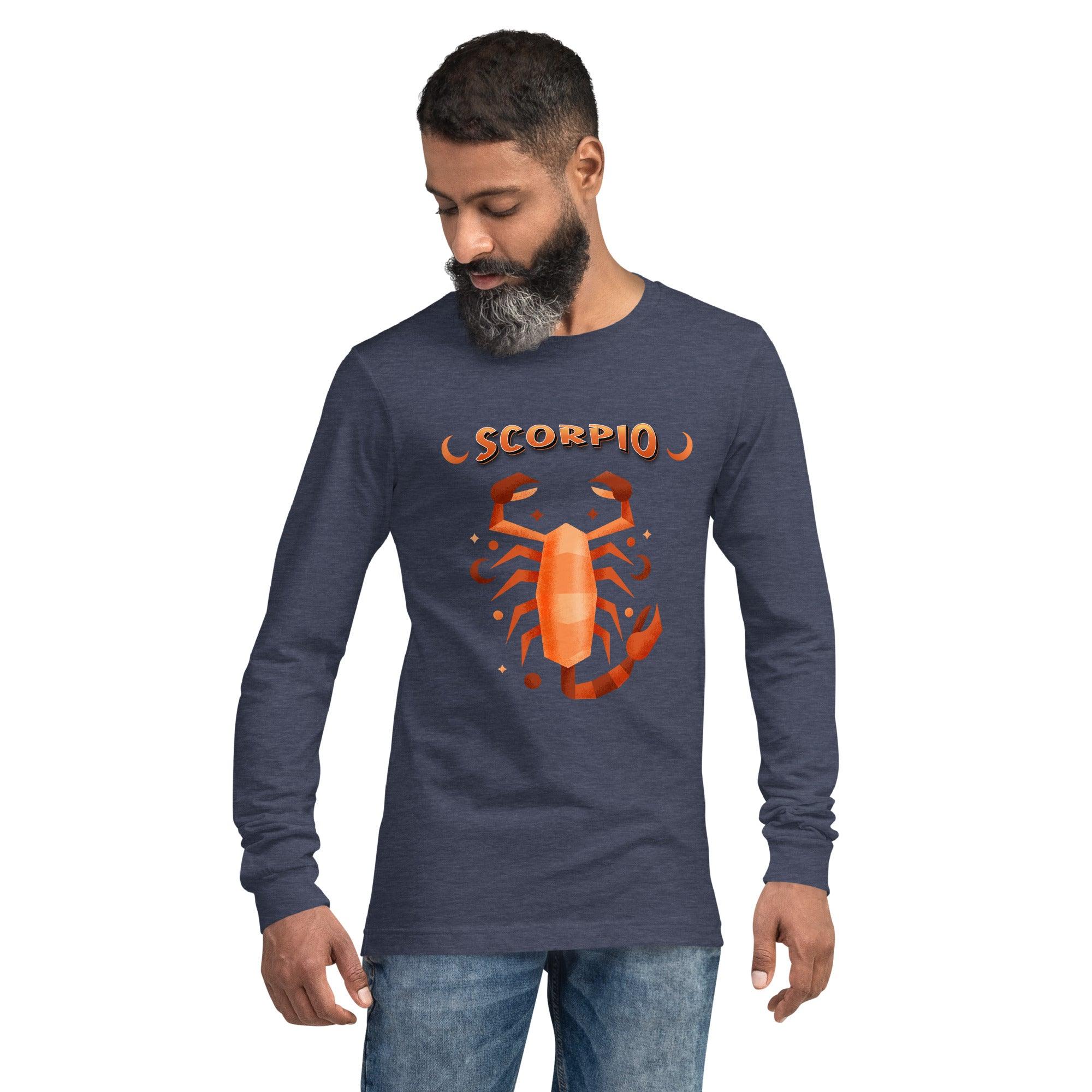 Scorpio Unisex Long Sleeve Tee | Zodiac Series 2 - Beyond T-shirts