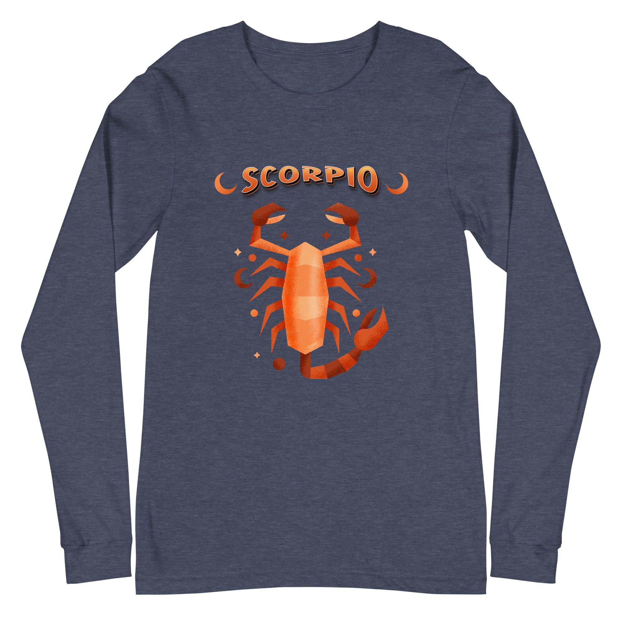 Scorpio Unisex Long Sleeve Tee | Zodiac Series 2 - Beyond T-shirts