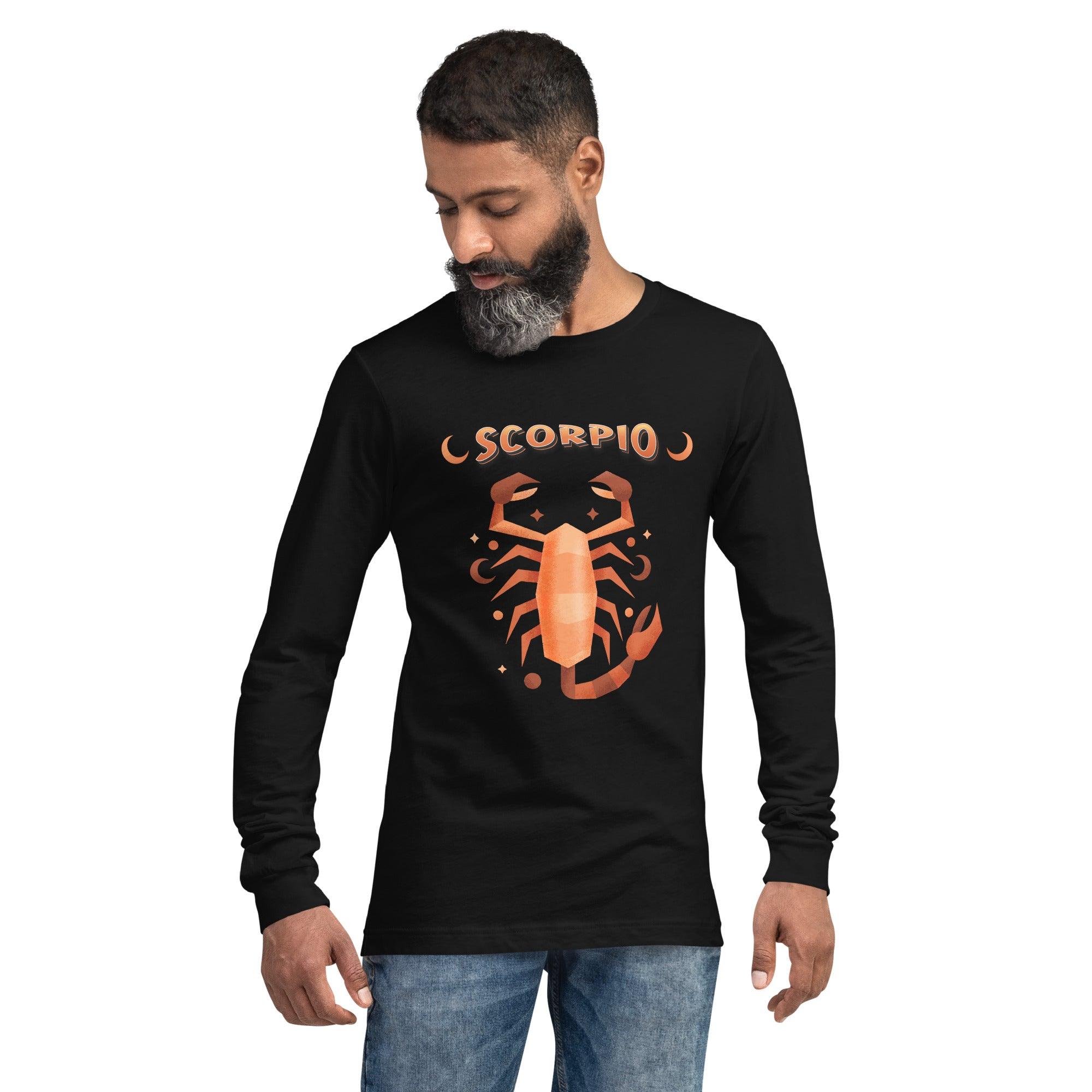 Scorpio Unisex Long Sleeve Tee | Zodiac Series 2 - Beyond T-shirts