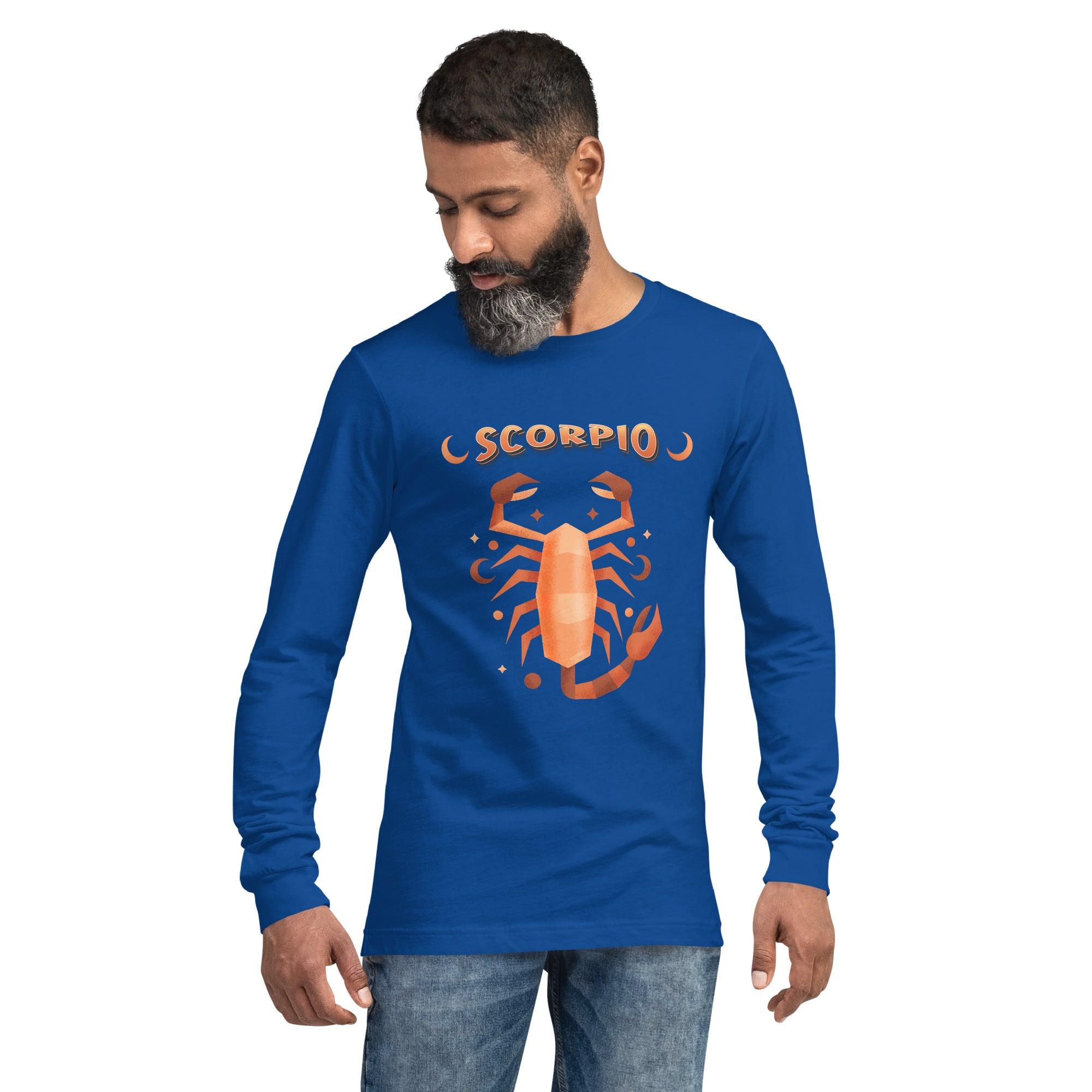 Scorpio Unisex Long Sleeve Tee | Zodiac Series 2 - Beyond T-shirts