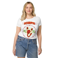 Scorpio Women’s Basic Organic T-Shirt | Zodiac Series 1 - Beyond T-shirts