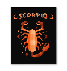Scorpio Wrapped Canvas 16x20 | Zodiac Series 2 - Beyond T-shirts