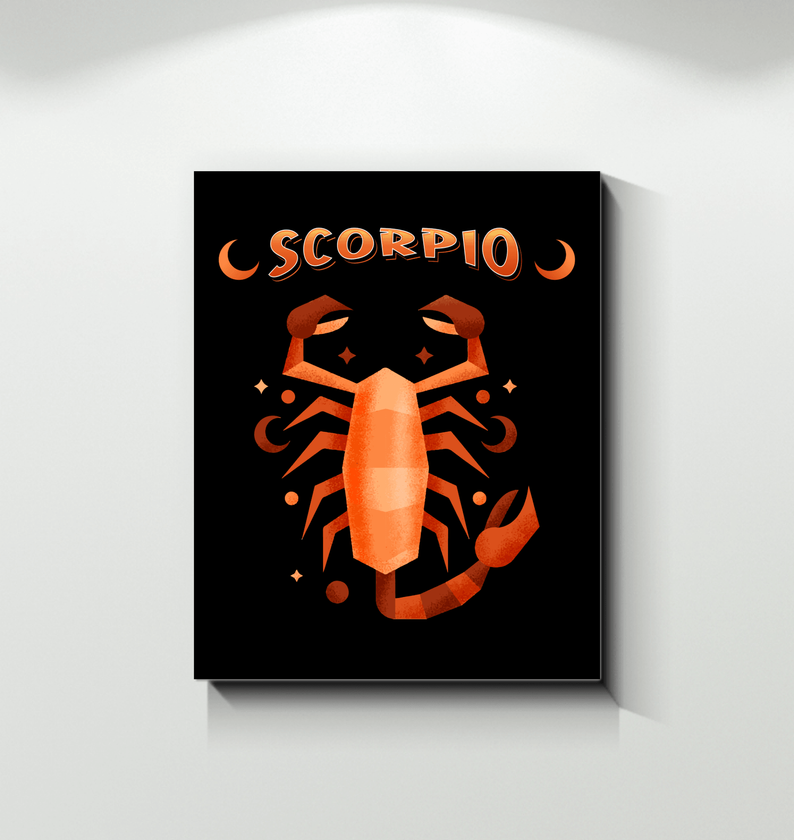 Scorpio Wrapped Canvas 16x20 | Zodiac Series 2 - Beyond T-shirts