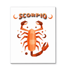 Scorpio Wrapped Canvas 16x20 | Zodiac Series 2 - Beyond T-shirts