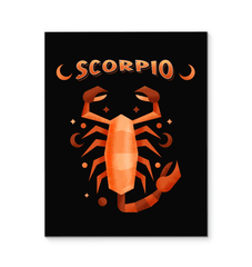 Scorpio Wrapped Canvas 8x10 | Zodiac Series 2 - Beyond T-shirts