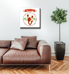 Scorpio Wrapped Canvas | Zodiac series 1 - Beyond T-shirts