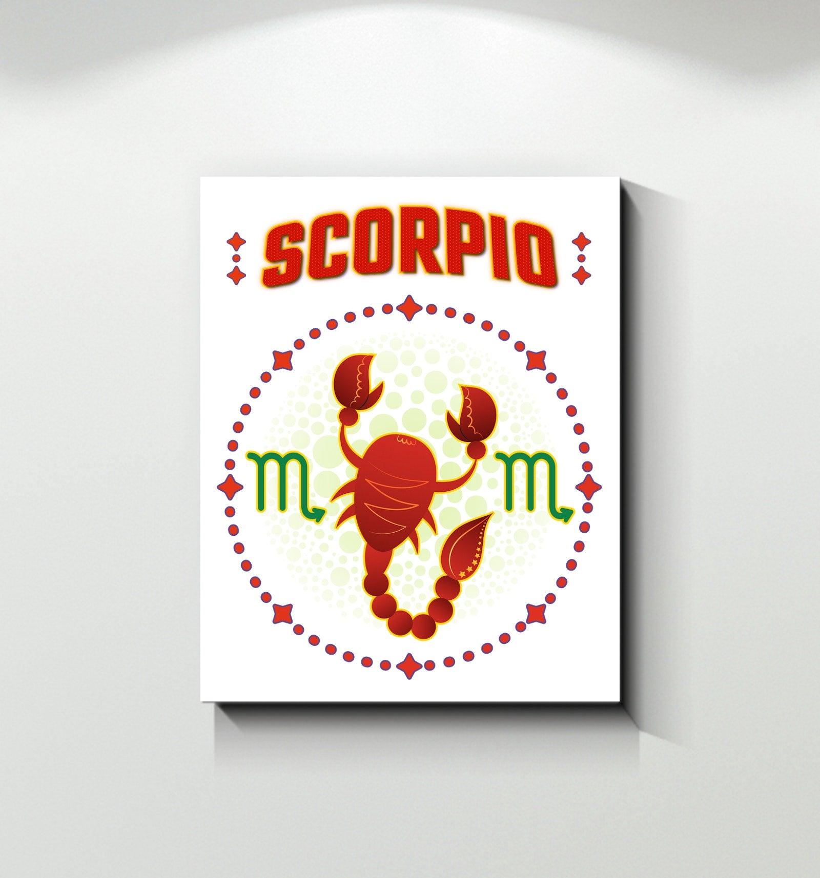 Scorpio Wrapped Canvas | Zodiac series 1 - Beyond T-shirts