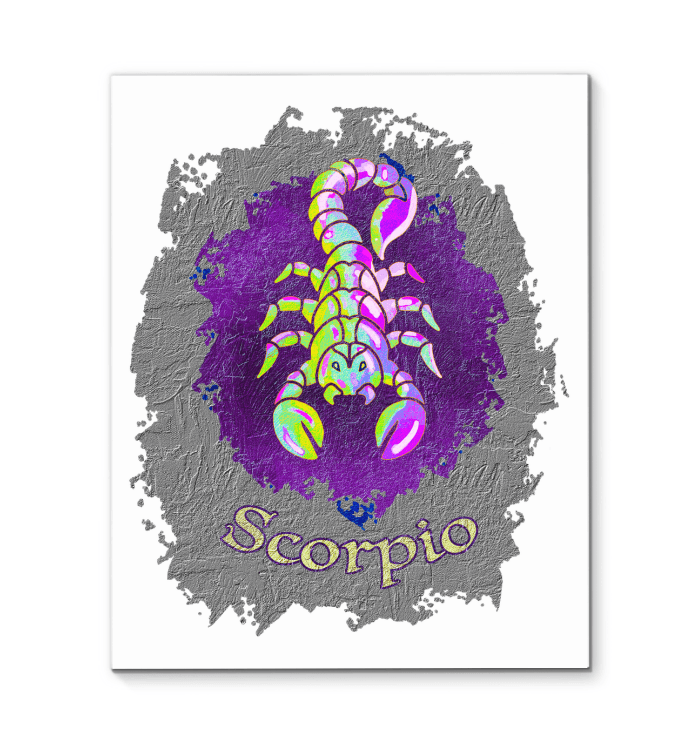 Scorpio Wrapped Canvas | Zodiac series 11 - Beyond T-shirts