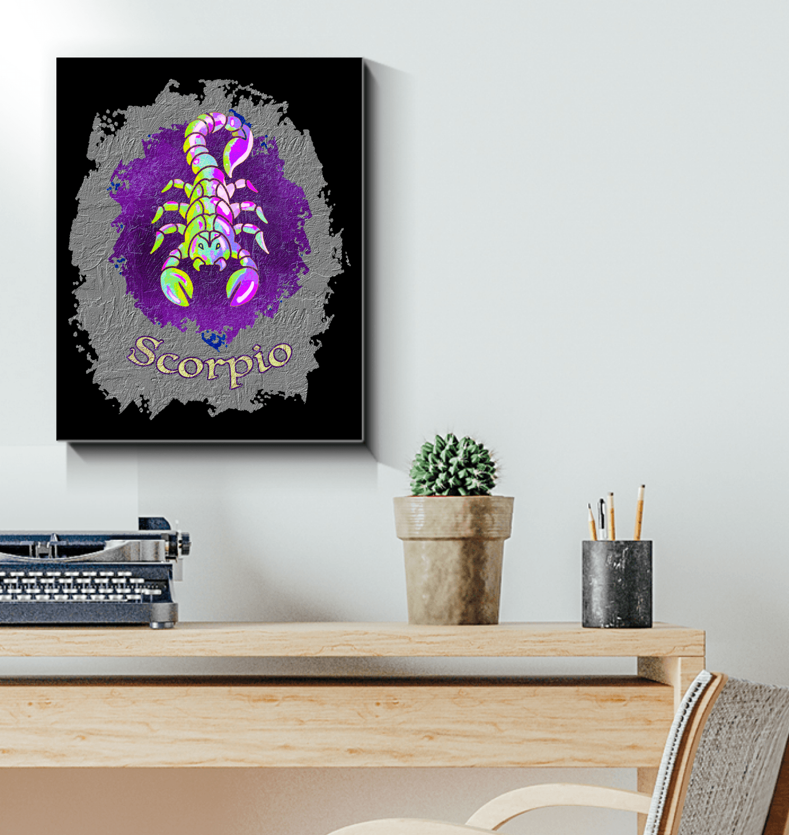 Scorpio Wrapped Canvas | Zodiac series 11 - Beyond T-shirts