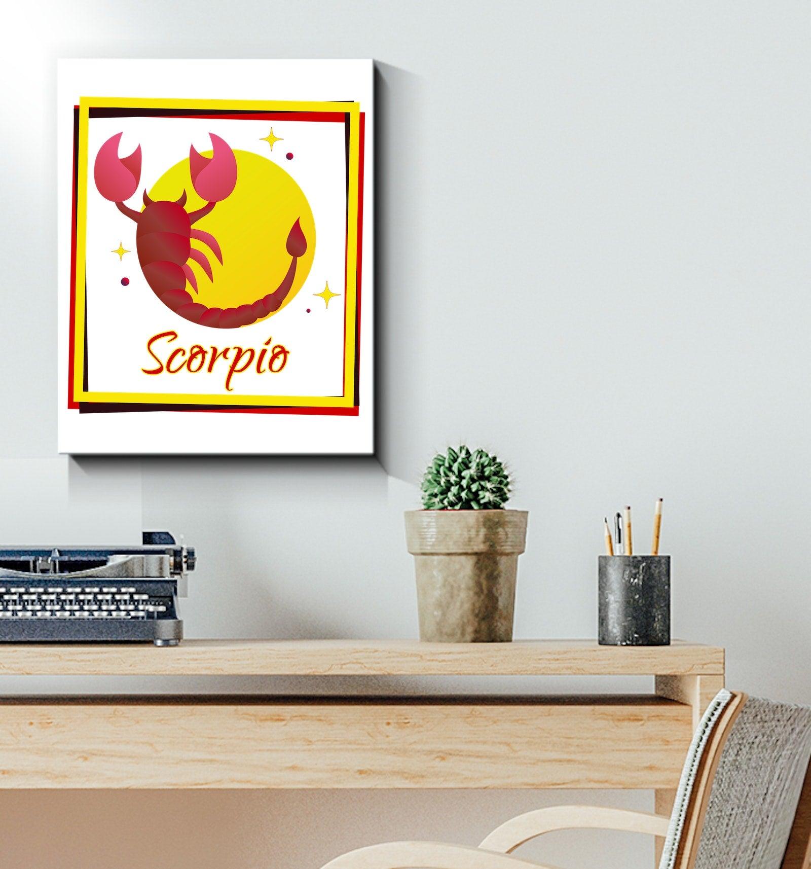 Scorpio Wrapped Canvas | Zodiac series 3 - Beyond T-shirts