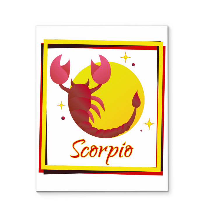 Scorpio Wrapped Canvas | Zodiac series 3 - Beyond T-shirts